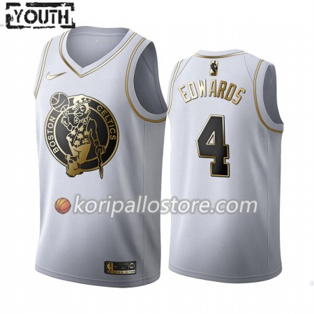 Boston Celtics Carsen Edwards 4 Nike 2019-2020 Valkoinen Golden Edition Lasten Pelipaidat Swingman